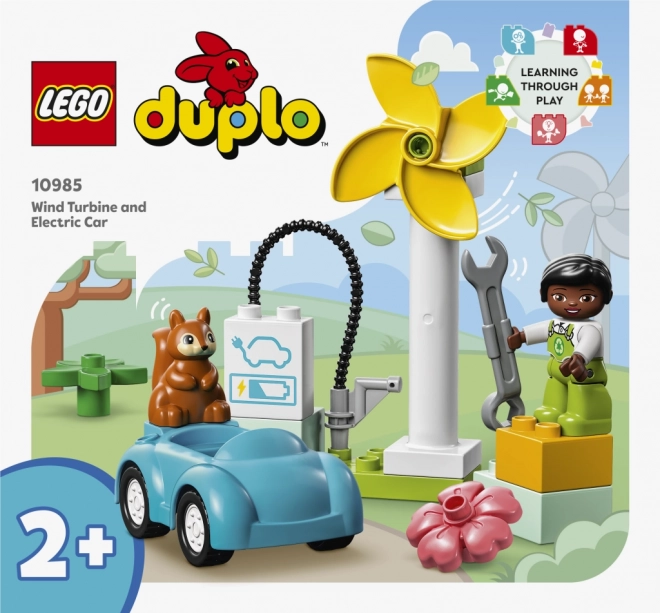 Duplo Wind Turbine and Electric Car