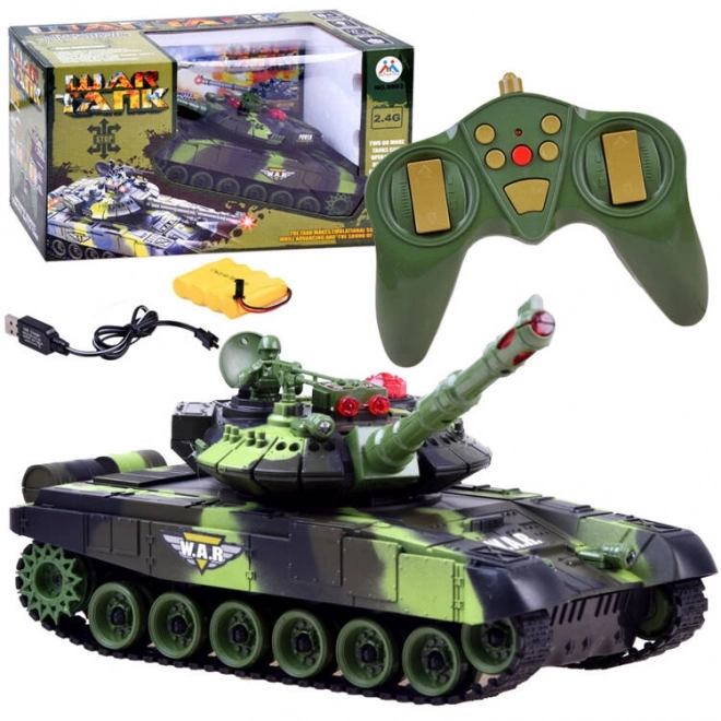 Remote Control Battle Tank – green-moro