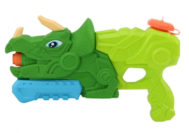 Water Gun Dinosaur Green Triceratops