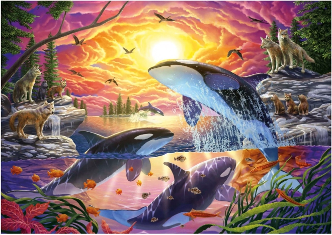 Puzzle Orques et Loups 4000 pièces