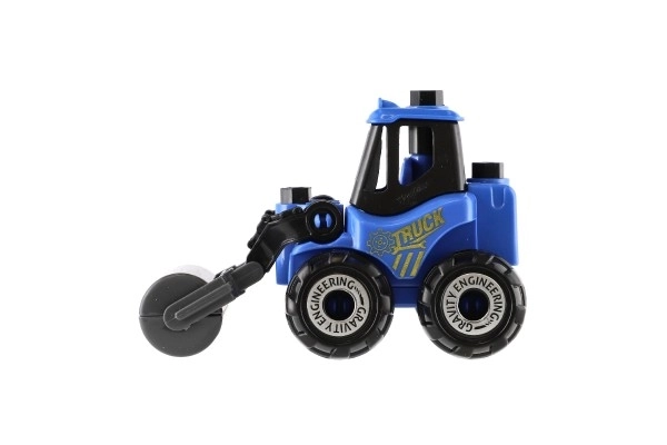 Construction Toy Vehicle with Screwdriver