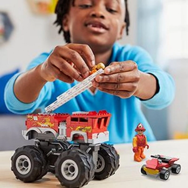 Mega Hot Wheels Monster Trucks 5-Alarm Construction Set