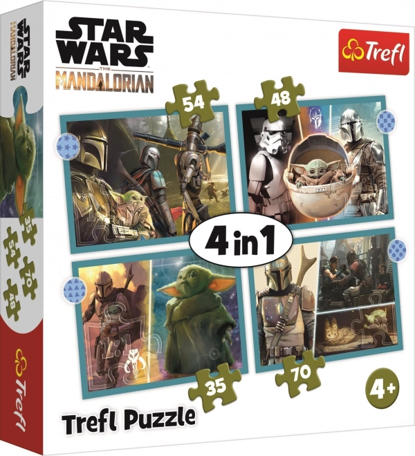 Trefl Star Wars Mandalorian Progressive Puzzle Set