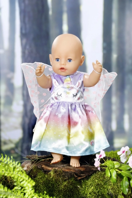 Unicorn Fairy Costume for BABY Born Doll