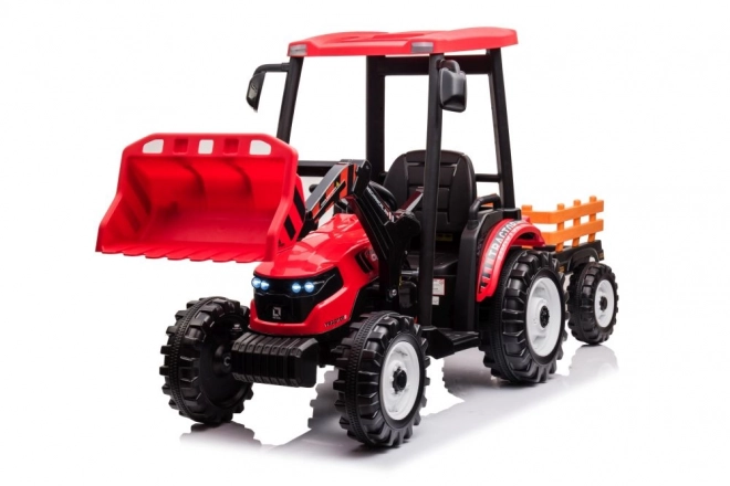 Battery Tractor with Trailer Hercules Red 24V