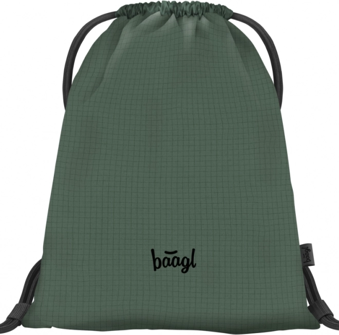 Baagl Set 3 Cubic Grove: zaino, astuccio, sacca