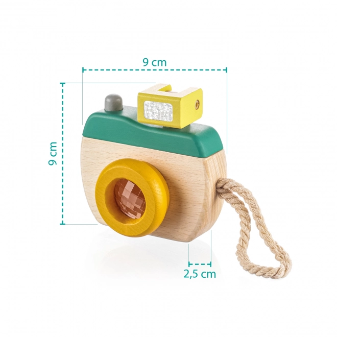 Wooden Camera for Little Photographers, Grey