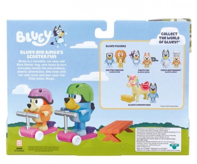 Bluey Scooter Riding Set