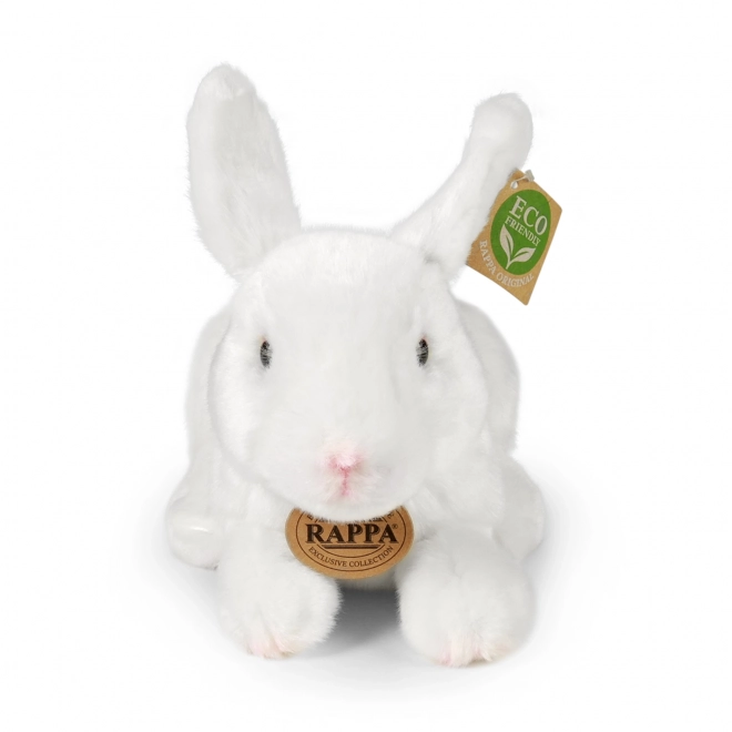 Soft Toy Rabbit White Lying 23 cm Eco-Friendly