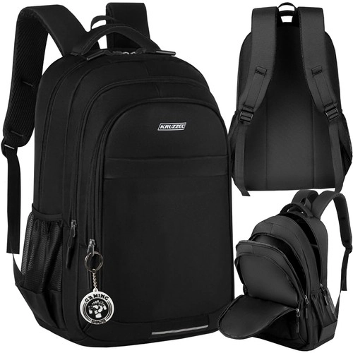 Large Black Backpack 30L