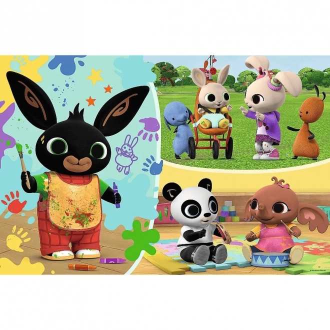 Double-Sided Puzzle BING and His Happy Day - Super Giant 15 Pieces