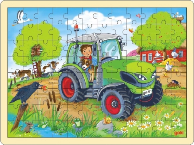 Happy Tractor Puzzle