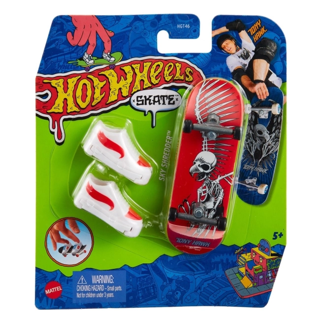 Fingerboard with Removable Skate Shoes by Hot Wheels