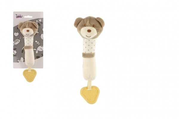 Sound Toy Beige Bear 17 cm