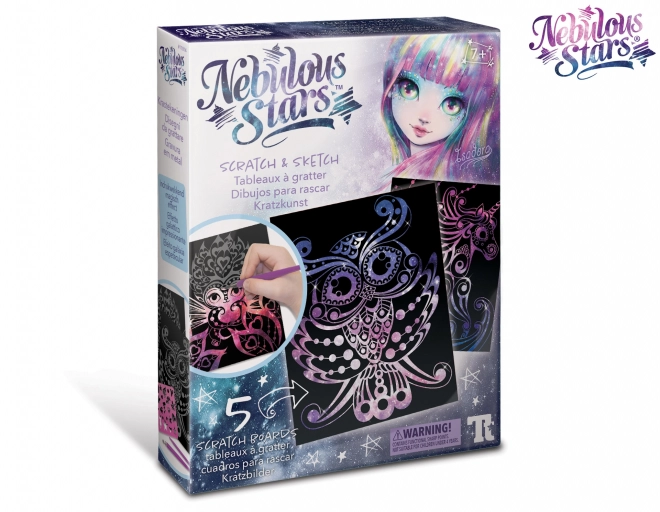 Nebulous Stars Paint and Scratch Craft Kit