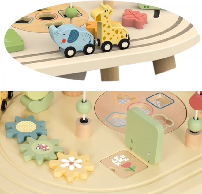 Dřevěný Stolek Aktivit Safari TOOKY TOY
