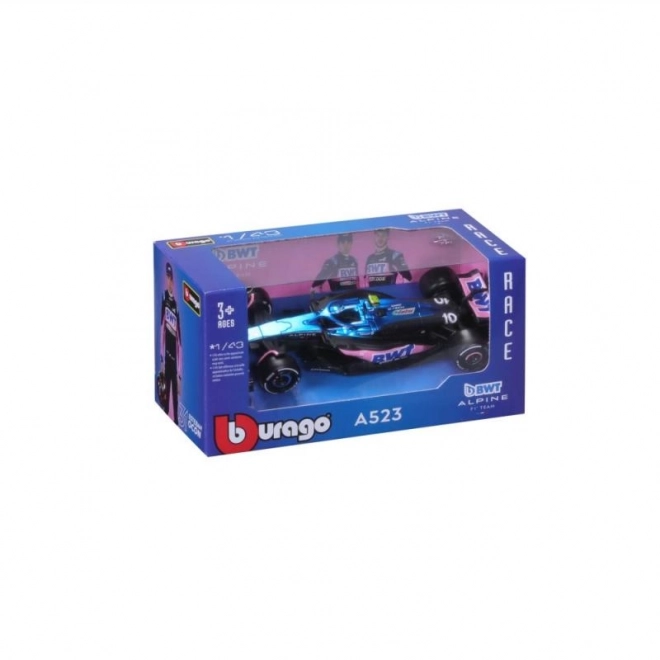 Bburago F1 Alpine Team 2023 Esteban Ocon Diecast Model