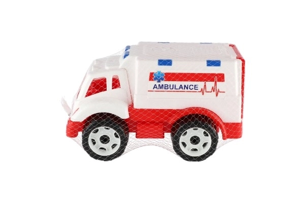 Toy Ambulance with Free-Running Wheels