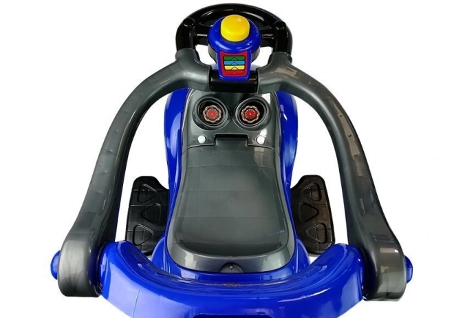 Mega Car 3v1 Push Ride Blue