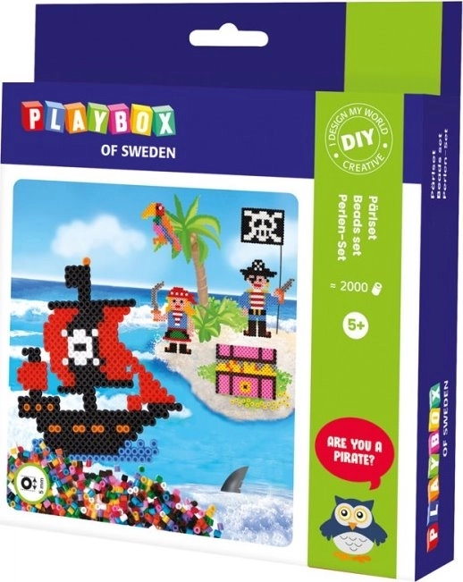 Fuse Bead Set Pirates 2000 Pieces