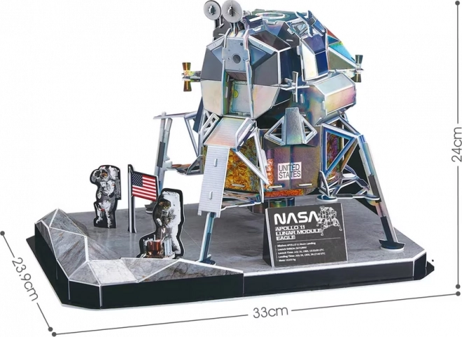 3D Puzzle Animal Friends - Lunar Module Eagle