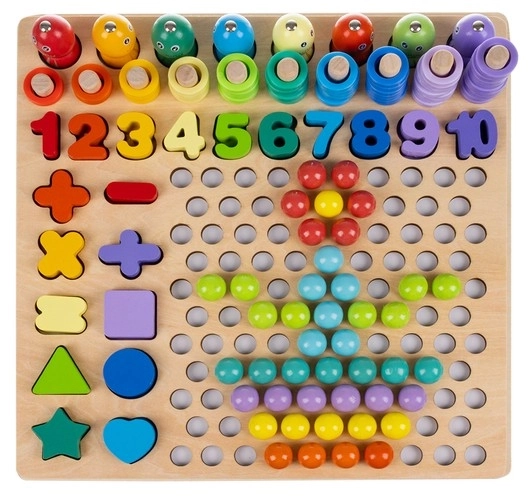 Wooden Bead Puzzle Toy