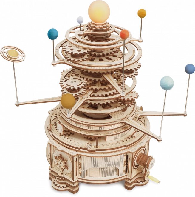 Rokr 3D Wooden Puzzle Solar System Orrery