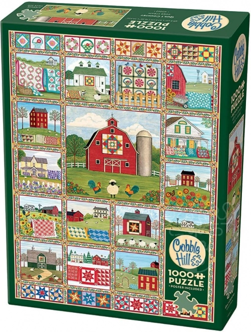 Cobble Hill Quilted Land 1000 Piece Puzzle