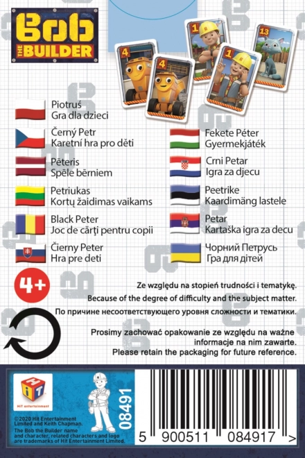 Borek Builder - Černý Petr Card Game