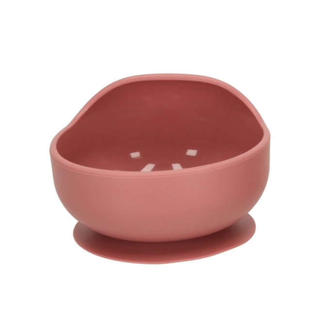 Silicone Dish Set for Kids Pink Crab