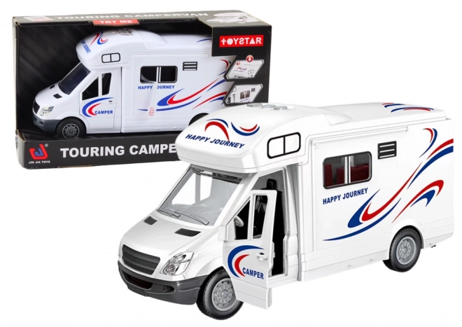 White Camper with Lights and Sounds