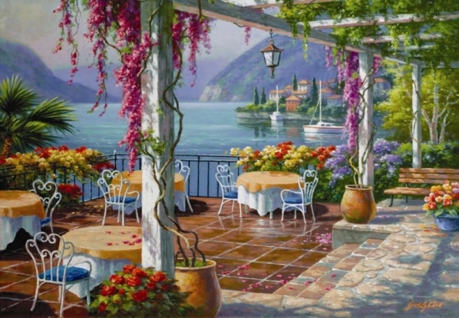Anatolian Puzzle - Terrace with Wisteria 500 Pieces