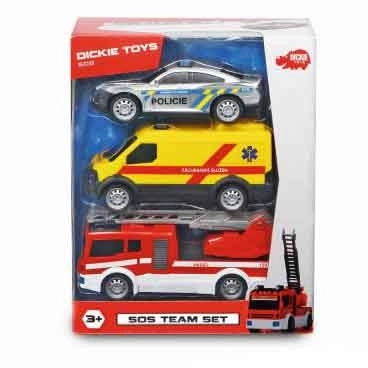 SOS Rescue Vehicle Set - 3 Pieces