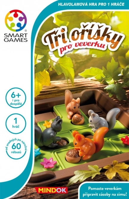SmartGames Tre nødder til egernet puslespil