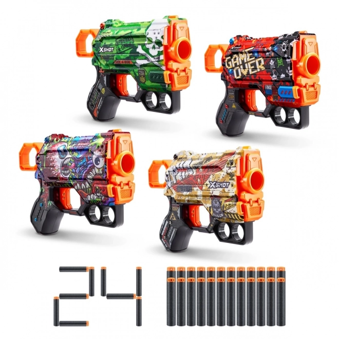 X-Shot Skins Menace Blaster Set