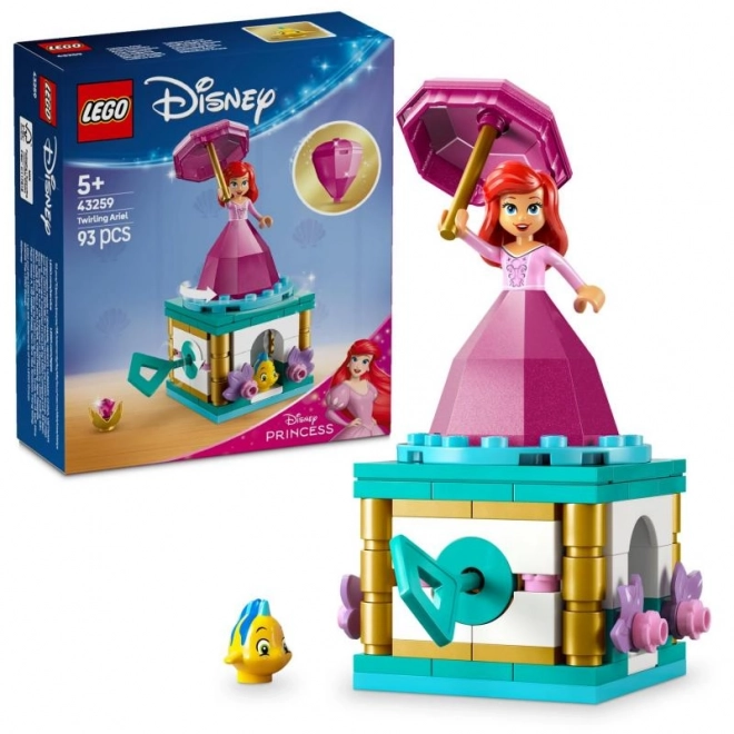 Spinning Ariel The Little Mermaid Lego Set