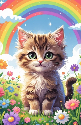 Puzzle Treflíci gattino 54 pezzi