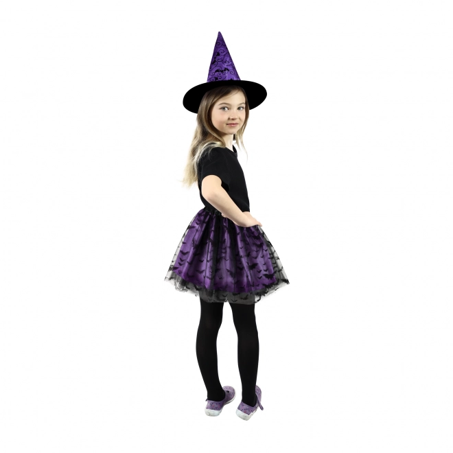 Witch Bat Tutu Costume with Hat for Girls