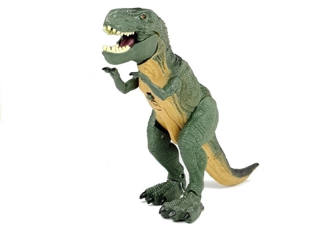 Interactive Walking Green Dinosaur Toy