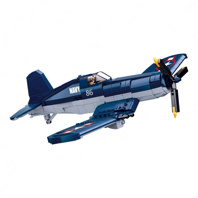 WWII American Fighter Jet F4U Corsair Building Set