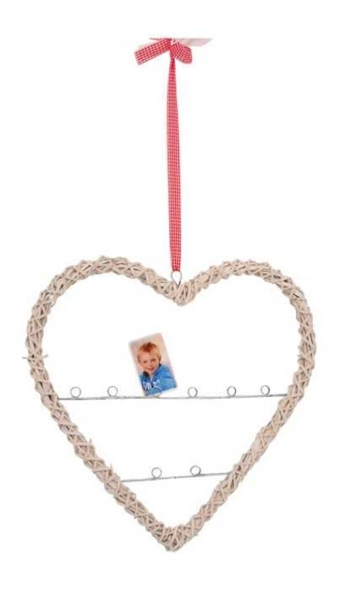 Small Foot Heart-Shaped Photo Holder