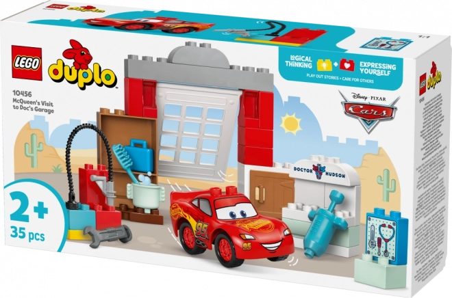 LEGO DUPLO Disney McQueen und Besuch in Doktor Hudsons Garage