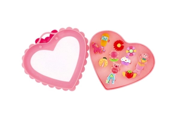 Princess Plastic Adjustable Rings Set for Kids