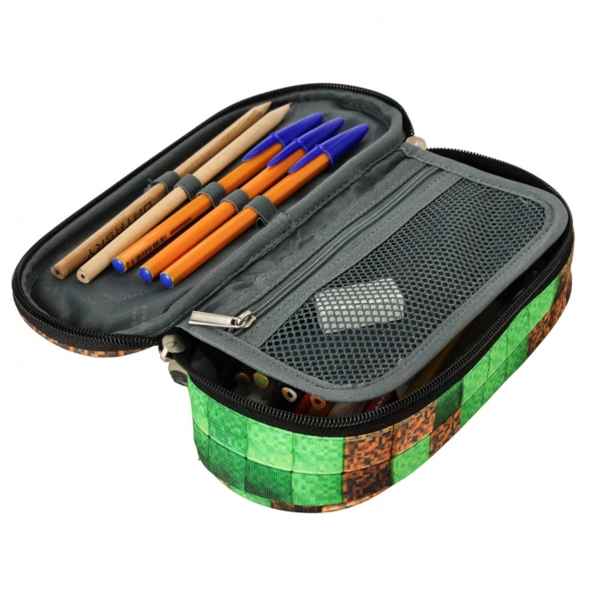 St. Pixel Cubes School Pencil Case