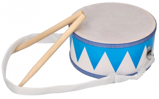 White and Blue Drum for Kids