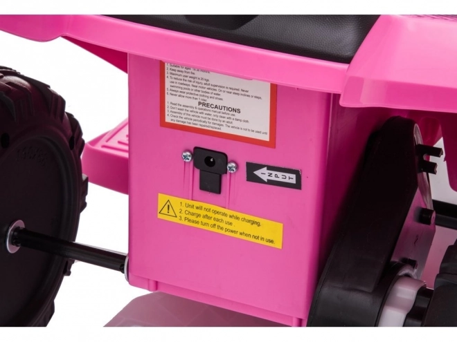 Children's Battery Quad Pink