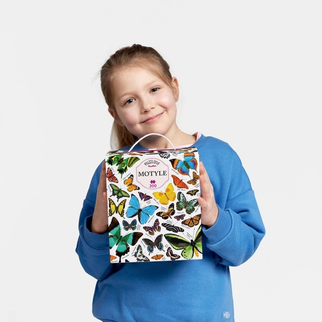 Puzzlove ČZUČU motýle 200 dielikov