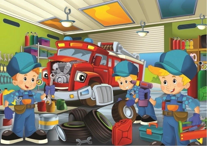 Art Puzzle Little Repairmen Jigsaw Puzzle