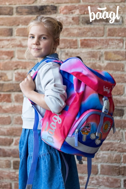 Lightweight School Backpack Airy Hippie