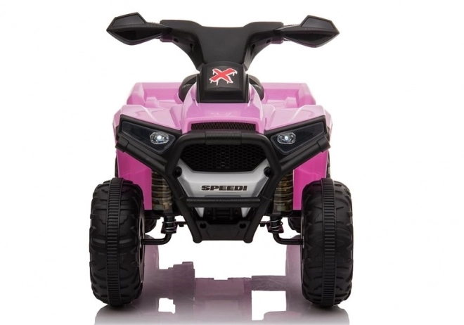 Pink Electric Ride-On Quad Bike